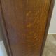 Double curtain cabinet - notary furniture - solid wood - 1970 - industrial style
