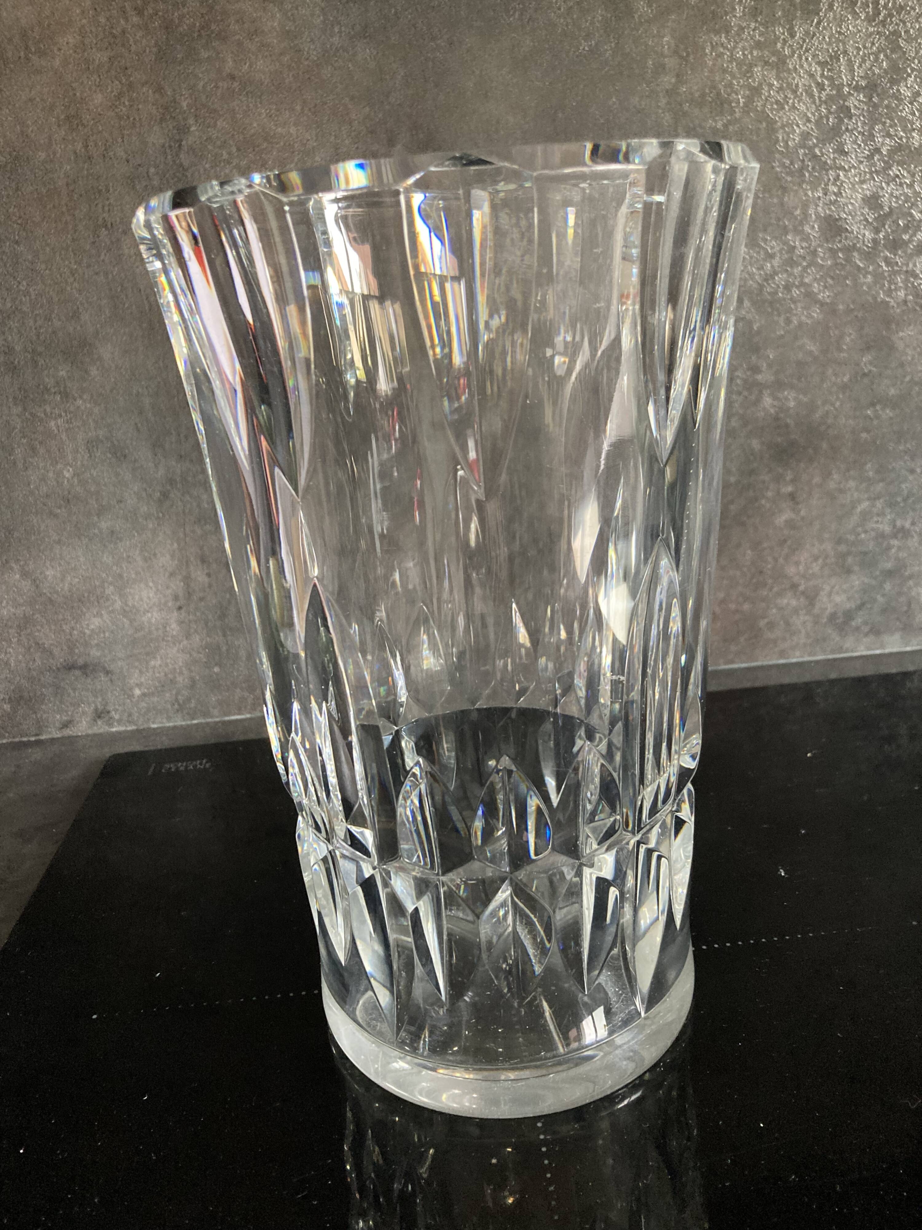 Baccarat crystal vase