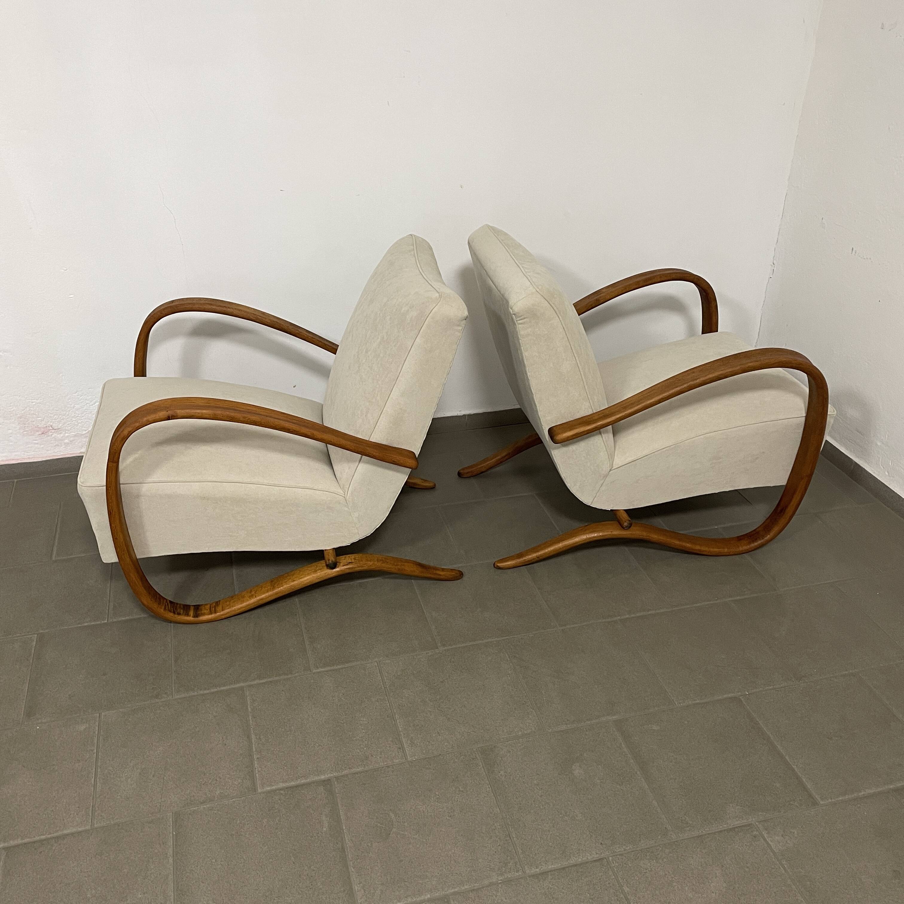 Set of two armchairs Halabala H269