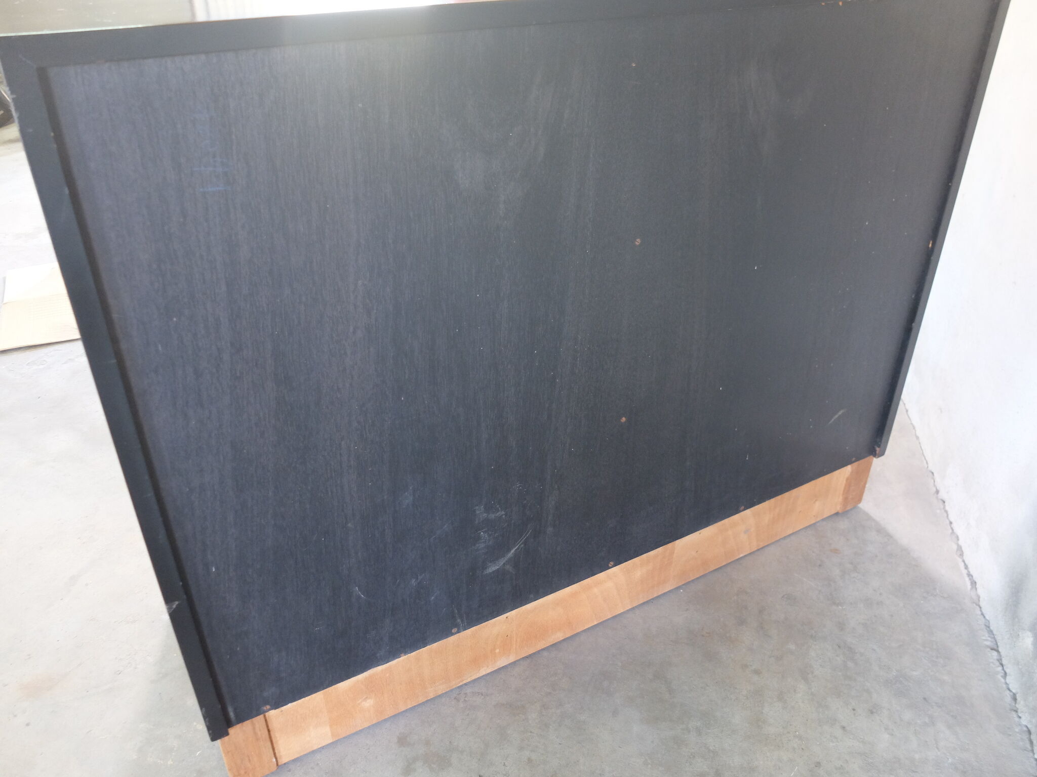 Buffet 1950 signed, lacquered black and sycamore