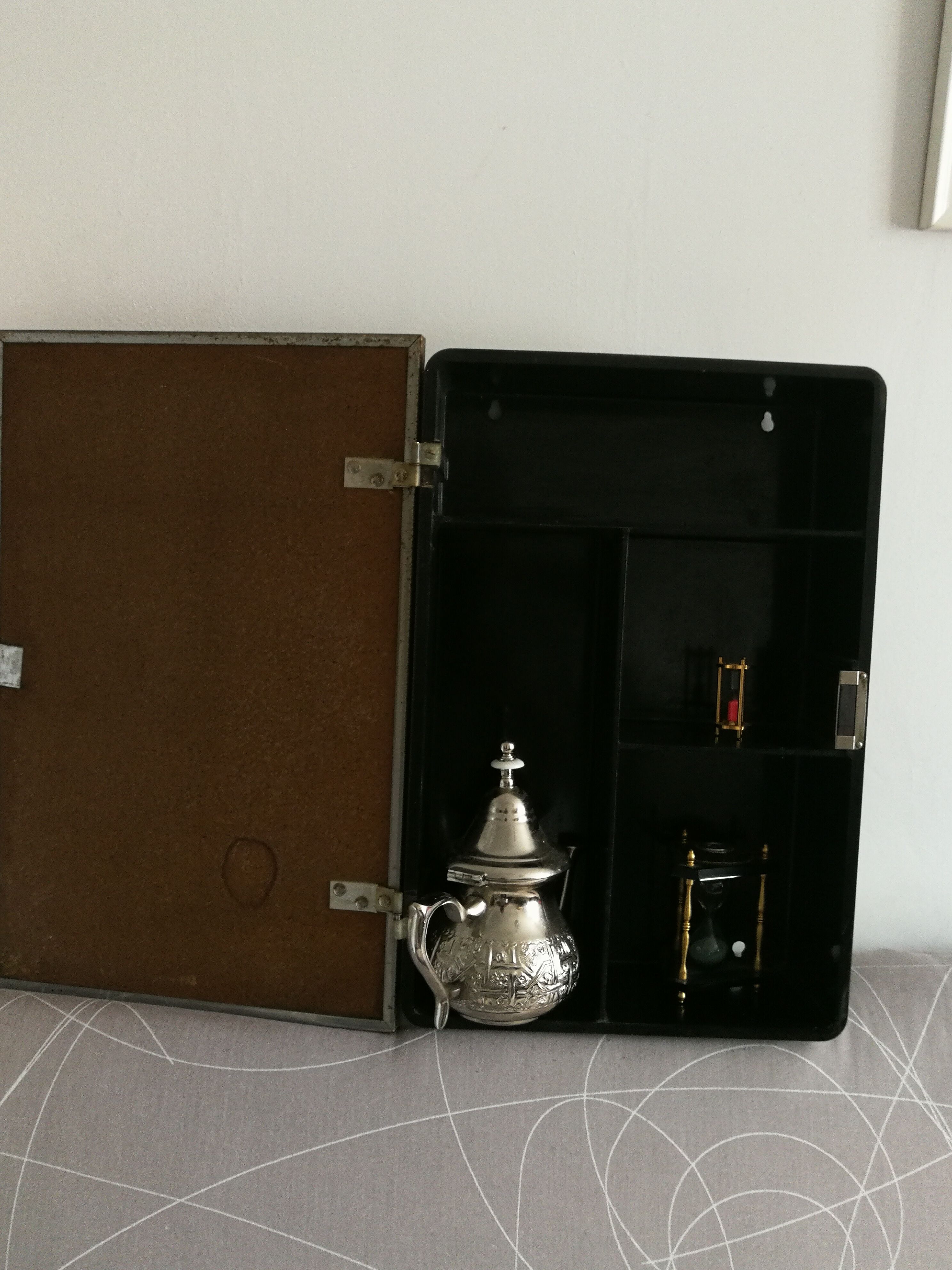 Small metal medicine cabinet