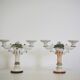 Bassano ceramic candelabra, 1970s, set of 2