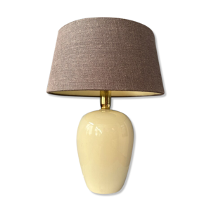 lampe de table gris marron