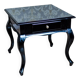 20th Century Black Side Table-Nightstand, 1950s