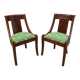 Paire de chaises gondole