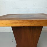 Square pedestal table art deco year 30
