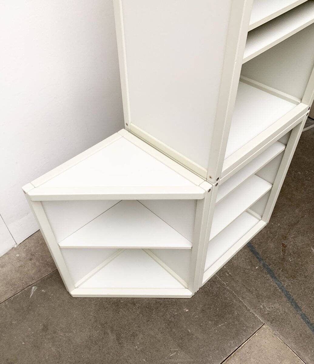 Postmodern profile systems Cabinets and shelves by Elmar Flötotto for Flötotto, Germany, 1980s, set of 5