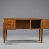 Small Mid-Century Danish Teak Desk, 1970s