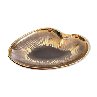 Large Empty golden iridescent shell pocket