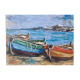 Peinture à l'huile sur bois marine