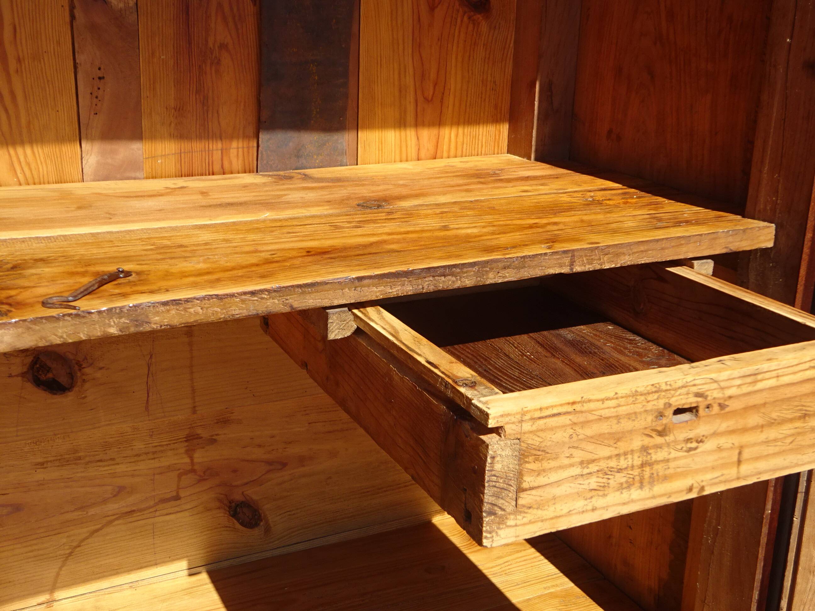 Antique Louis Philippe wardrobe in walnut