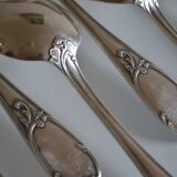 12 silver plated soup spoons Frionnet François