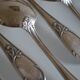 12 silver plated soup spoons Frionnet François