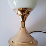Vintage tulip base brass lamp