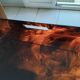 Vintage maison mercier tray in tortoiseshell lucite