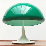 Mid-century green Italian table lamp Toledo by Luigi Massoni for Guzzini, 1960s.