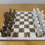 Chess set - brutalist - 1970s