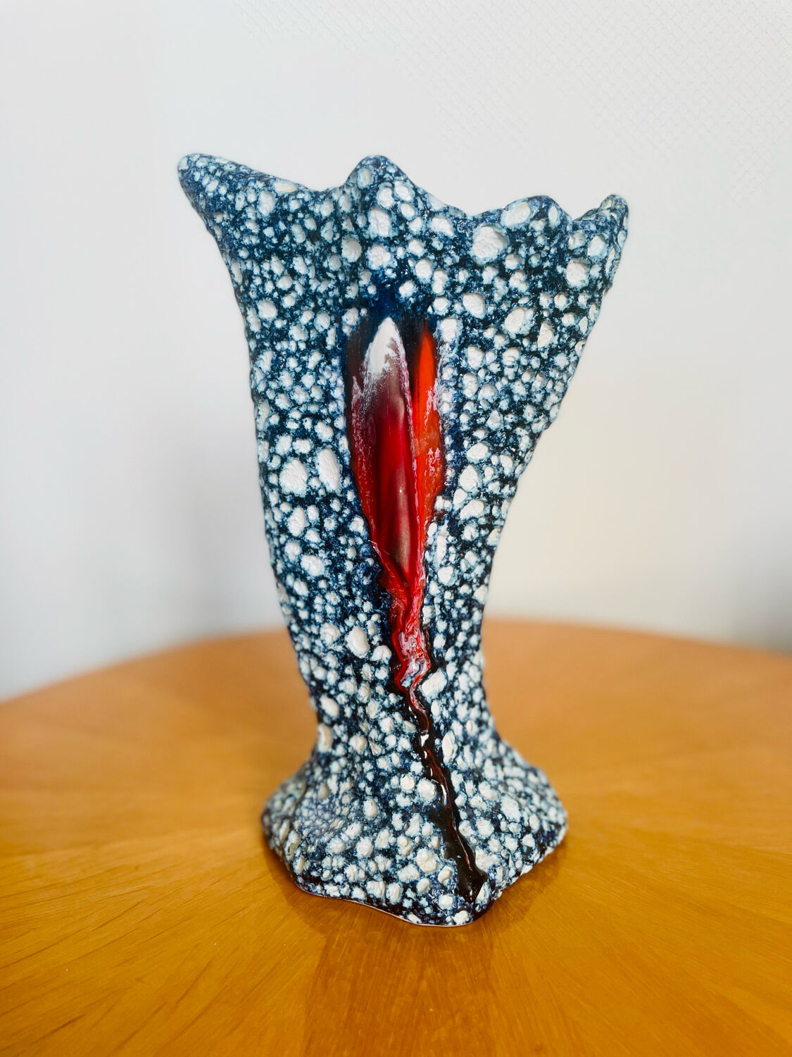 Vase vintage fat lava 1960