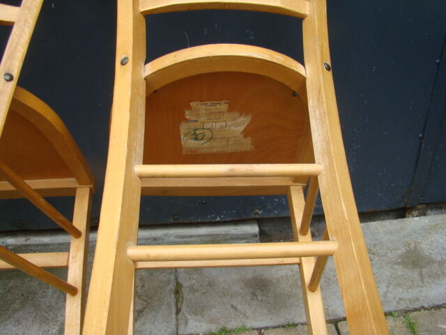 Pair of antique bistro chairs