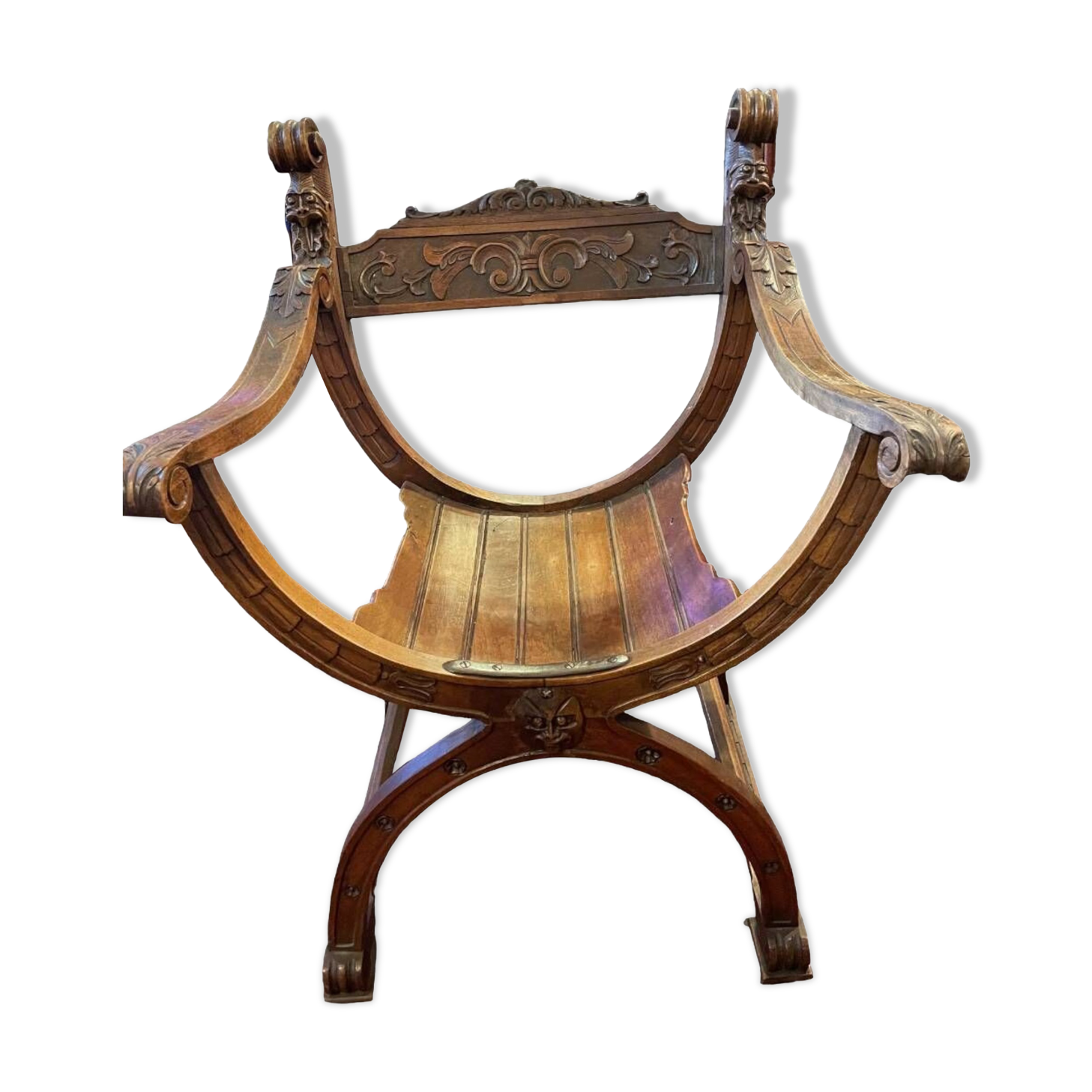 Fauteuil Siege Curule - Dagobert en Bois