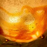 Mazzega two-tone glass wall lamp, Italy 1970s