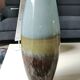 Large Cylindrical Vase in Murano Blown Art Glass/Gold Glitter