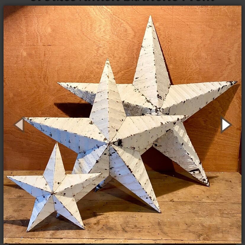 White amish star 74cm