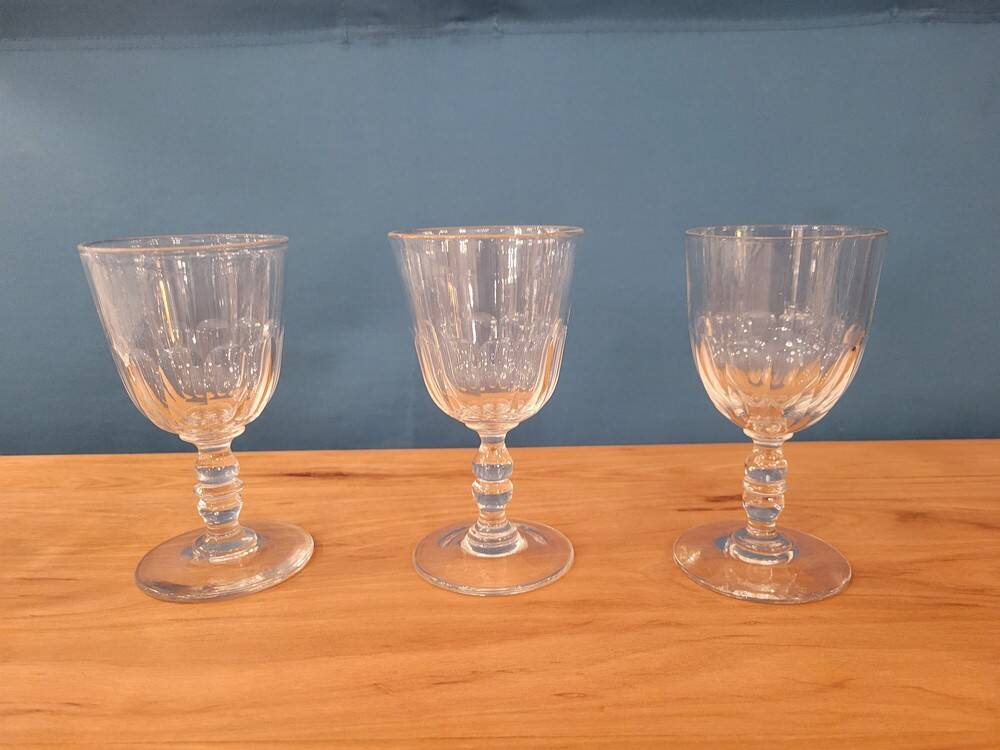 12 verres à vin en cristal Clermont