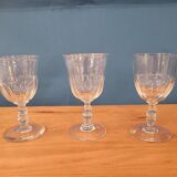 12 verres à vin en cristal Clermont