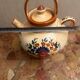 Gargoulette / Jug signed Longchamp - Hand-painted ceramic - Vintage