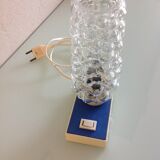 Bubbled glass bedside lamp by Helena Tynell 60/70