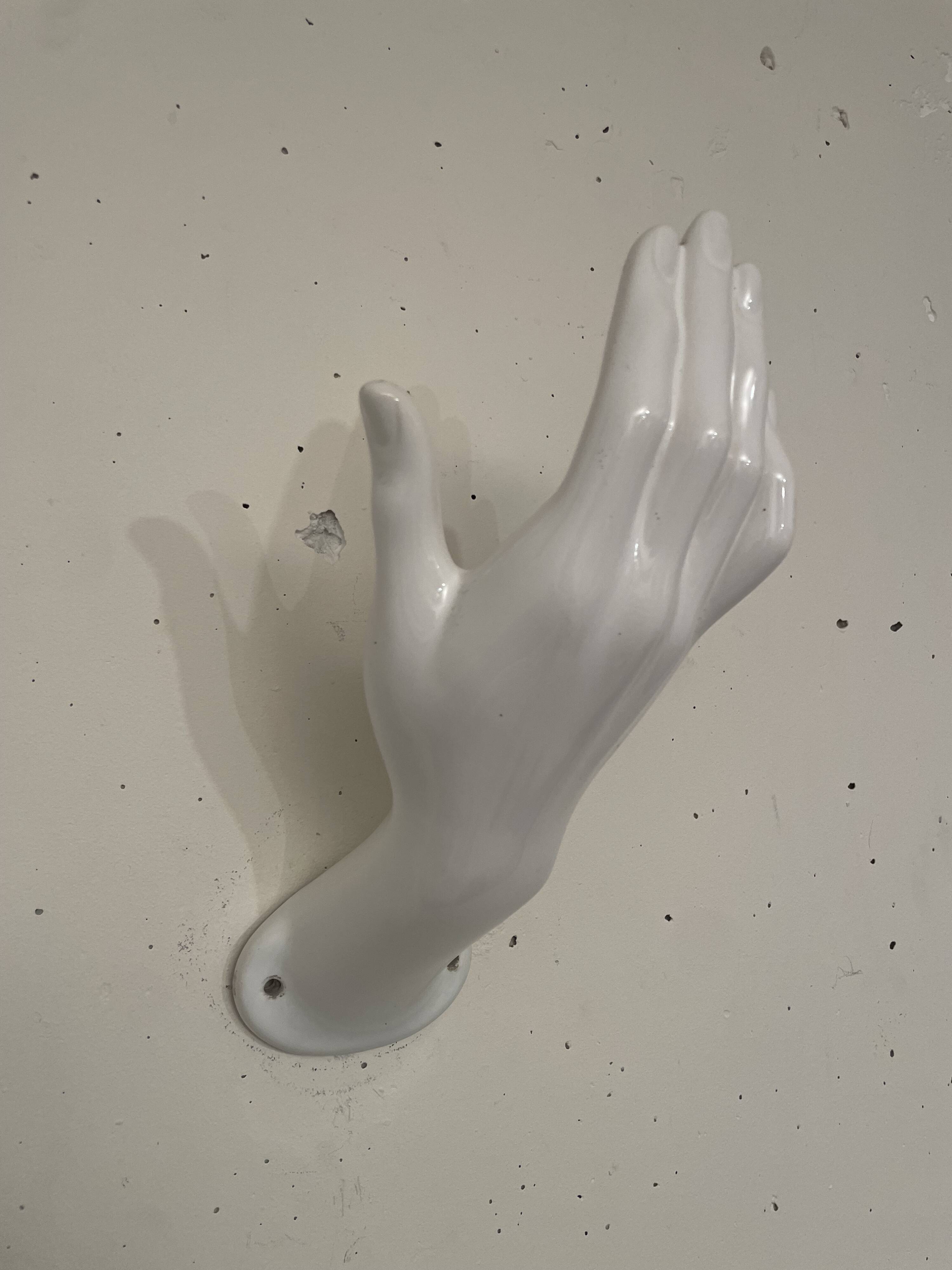 Hand ceramic wall lamp 1980