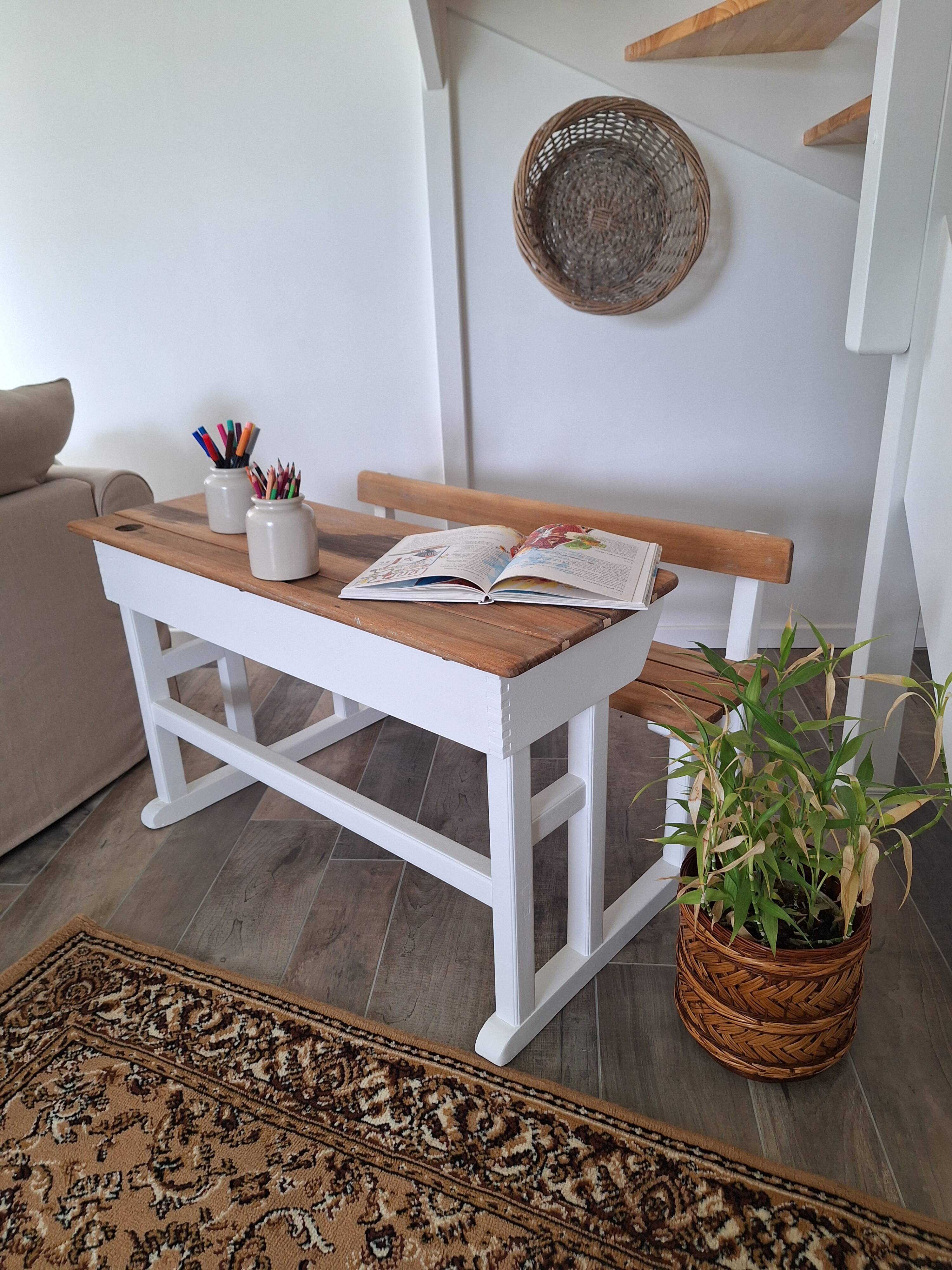 Vintage school desk
