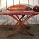 Table pliante bateau en acajou