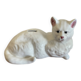 White cat piggy bank