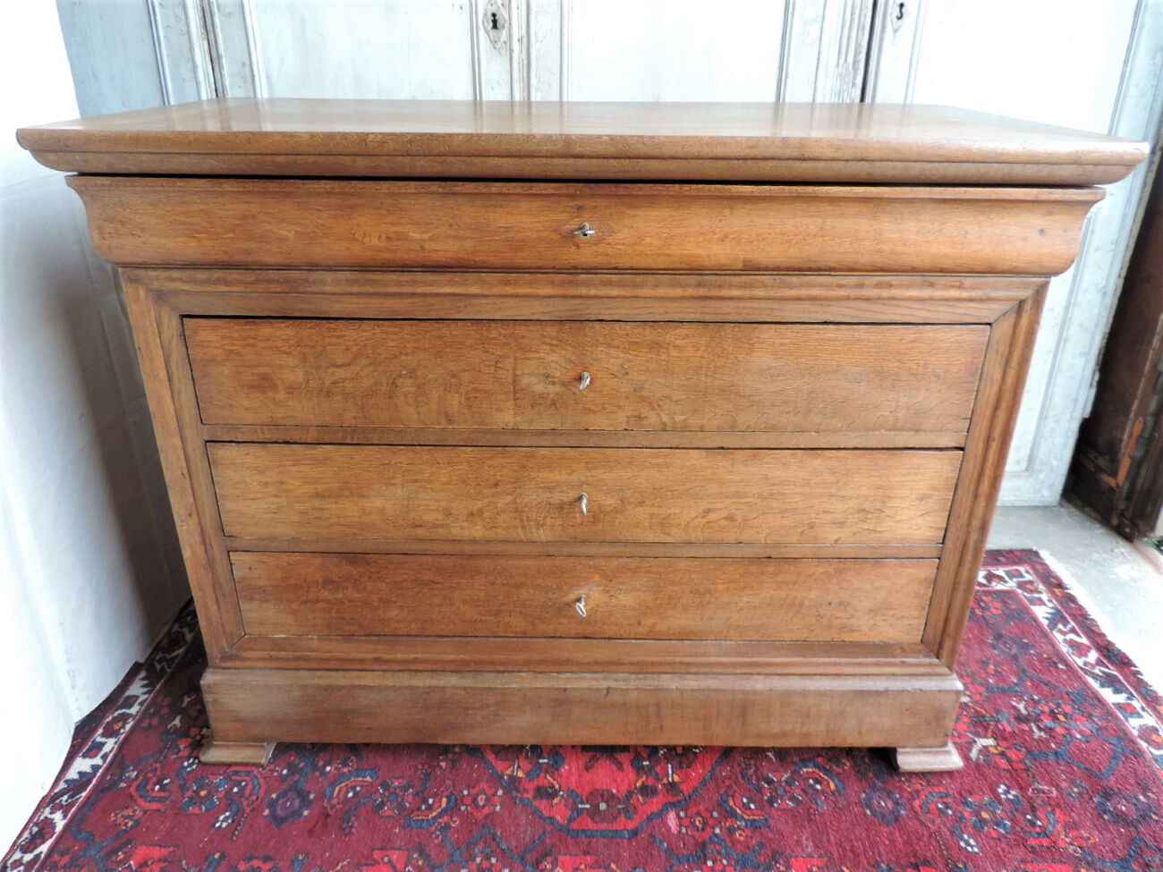 Louis Philippe chest of drawers, 19th, in oak