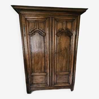 Armoire ancienne 3 étagères et petite penderie