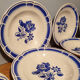 Suite de 12 assiettes creuses Badonviller