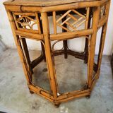 Chinese octagonal bamboo table