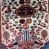 Tapis vintage fait main Mahal 72cm x 108cm - 1C1013