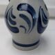 Handmade glazed stoneware pitcher with Handarbeit inscription
