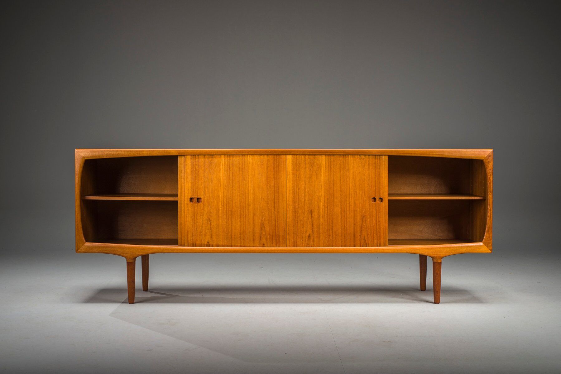 Mid-century Scandinavian modern teak sideboard by Harry Østergaard for Randers Møbelfabrik, 1960s
