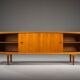 Mid-century Scandinavian modern teak sideboard by Harry Østergaard for Randers Møbelfabrik, 1960s