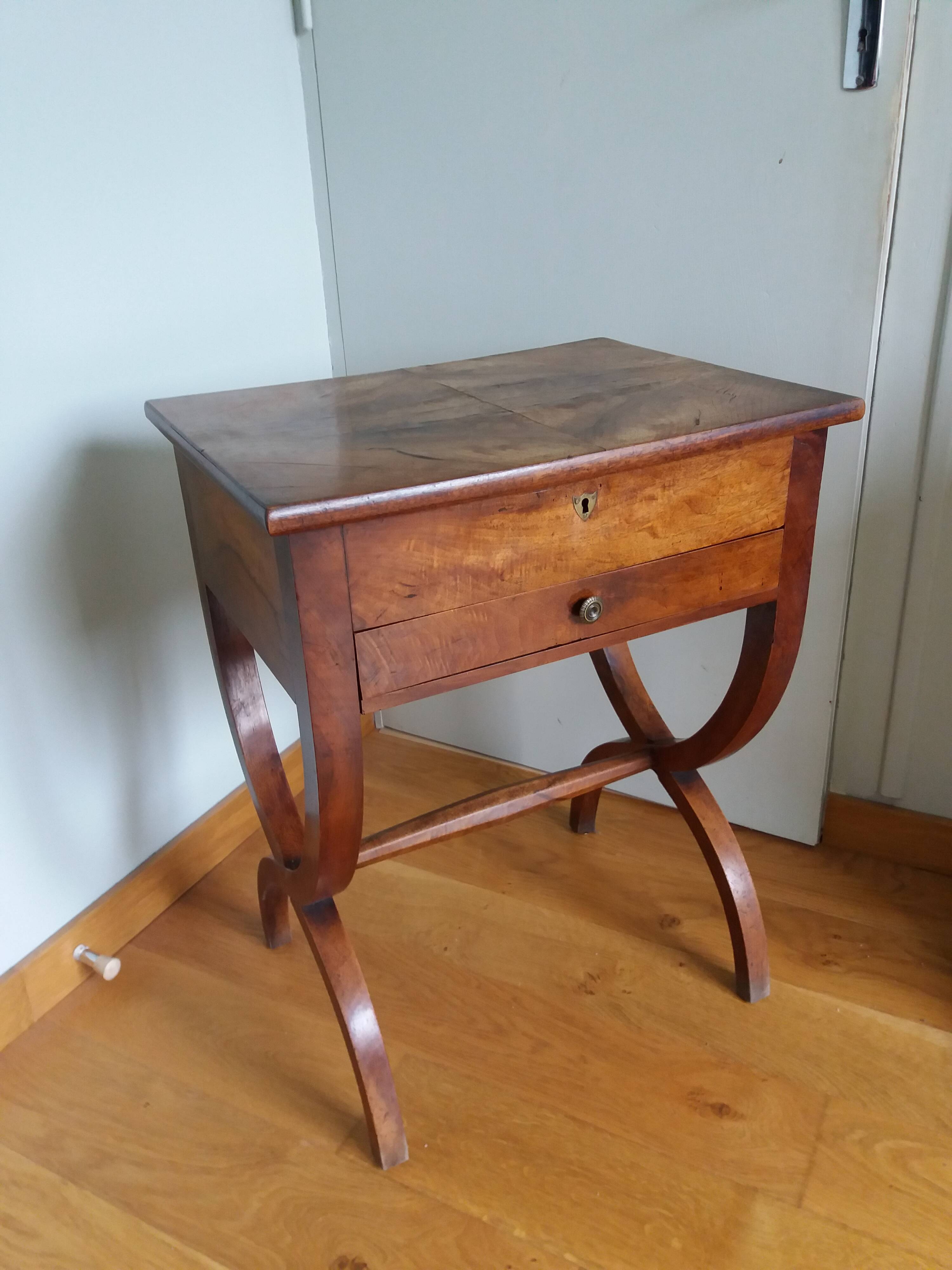 19th century sewing worker's work table