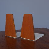 Scandinavian Teak Bookends by Kai Kristiansen, 1960s, Set of 2