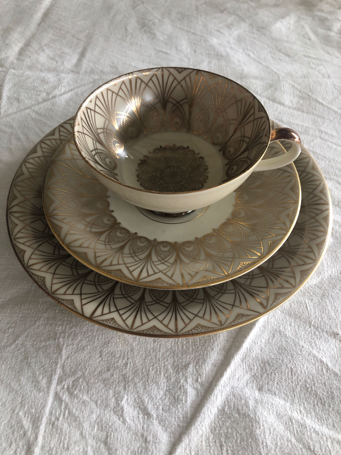 Set for tea cups under cups plates Bavaria Germany