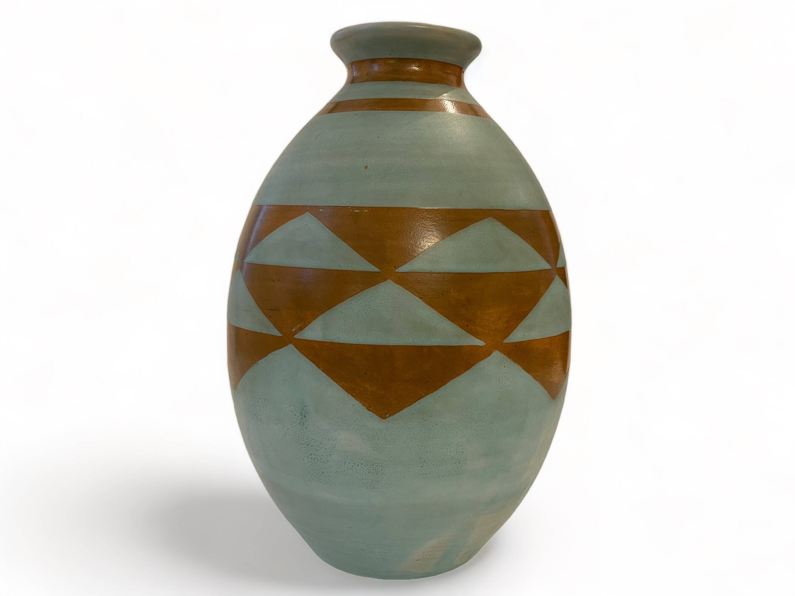 Boch Frères Keramis, Large Art-Deco Vase