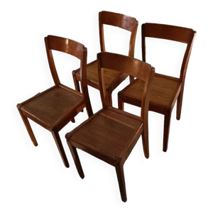 4 chaises Stella bistrot