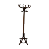 Baumann single dark beech parrot coat rack