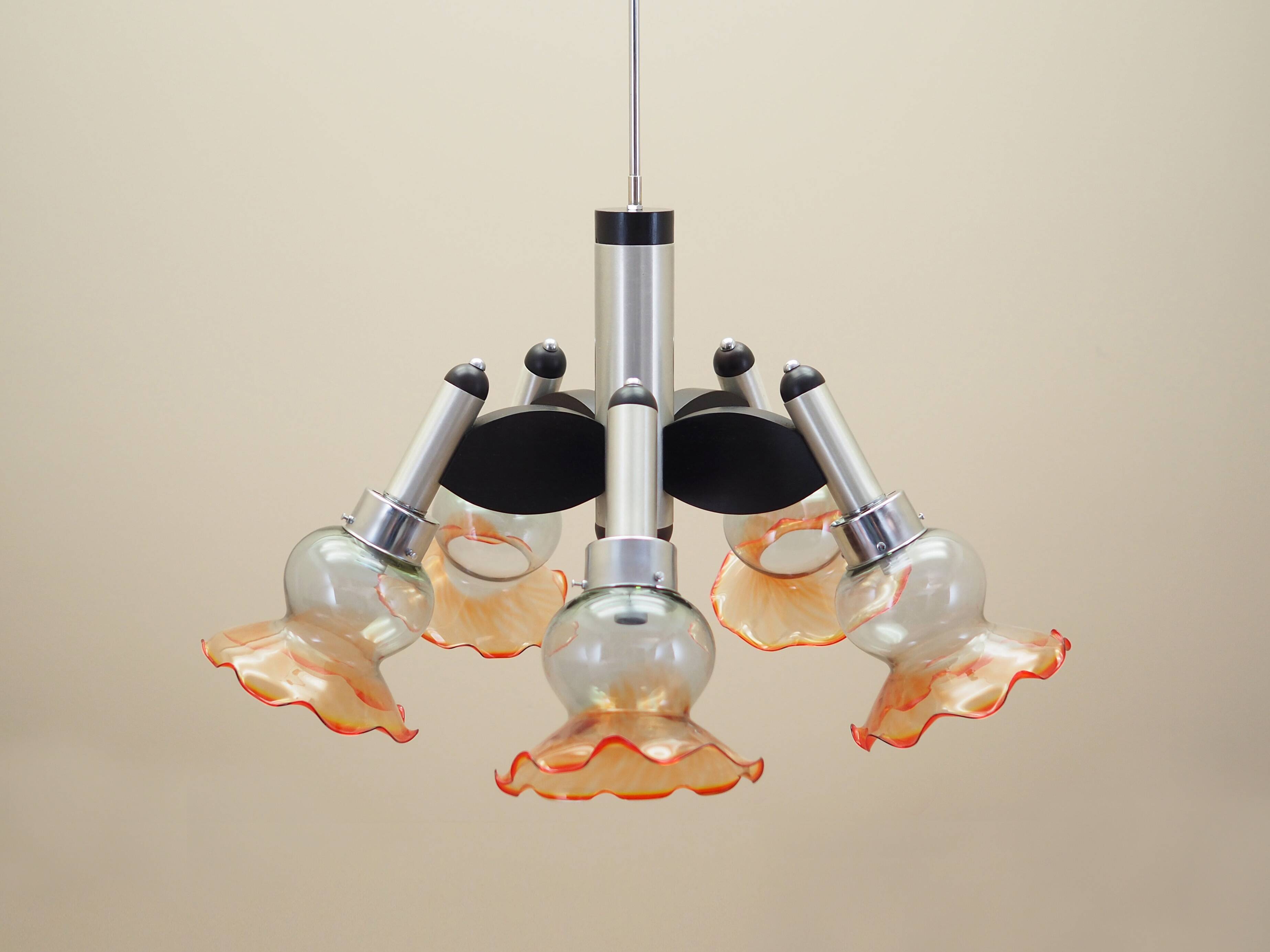 Chandelier, Italian design, 1970s, production: Italy